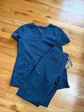 Figs Gray Scrub Set XS petite